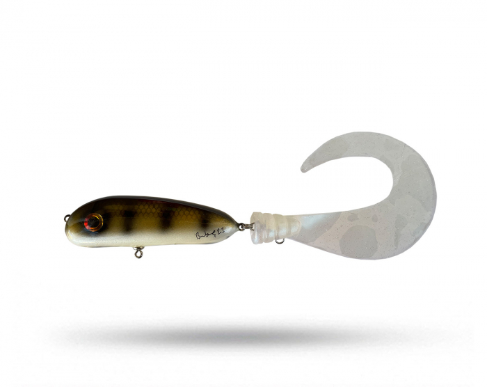 Brunnberg Lures BB Tail Large - Natural Perch i gruppen Fiskedrag / Tailbeten hos Örebro Fiske & Outdoor AB (BB Tail L-Perch)
